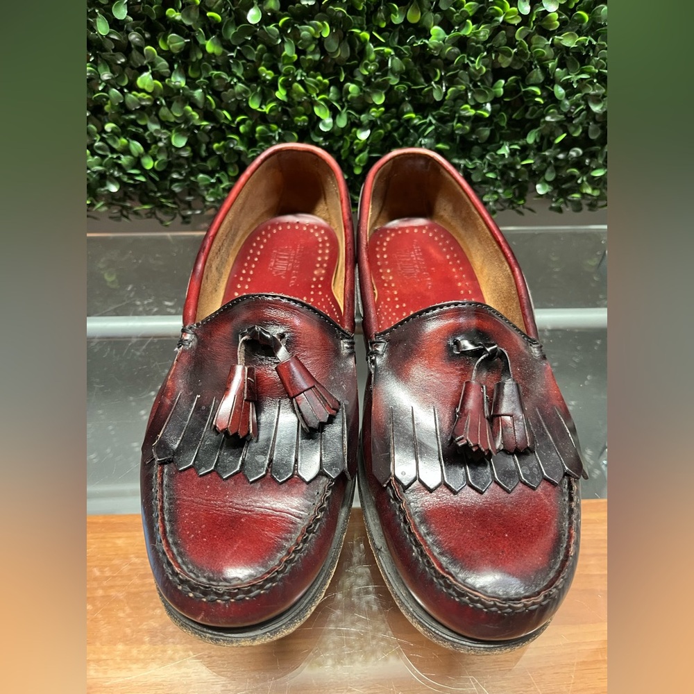 Classic Burgundy Tassel Loafers